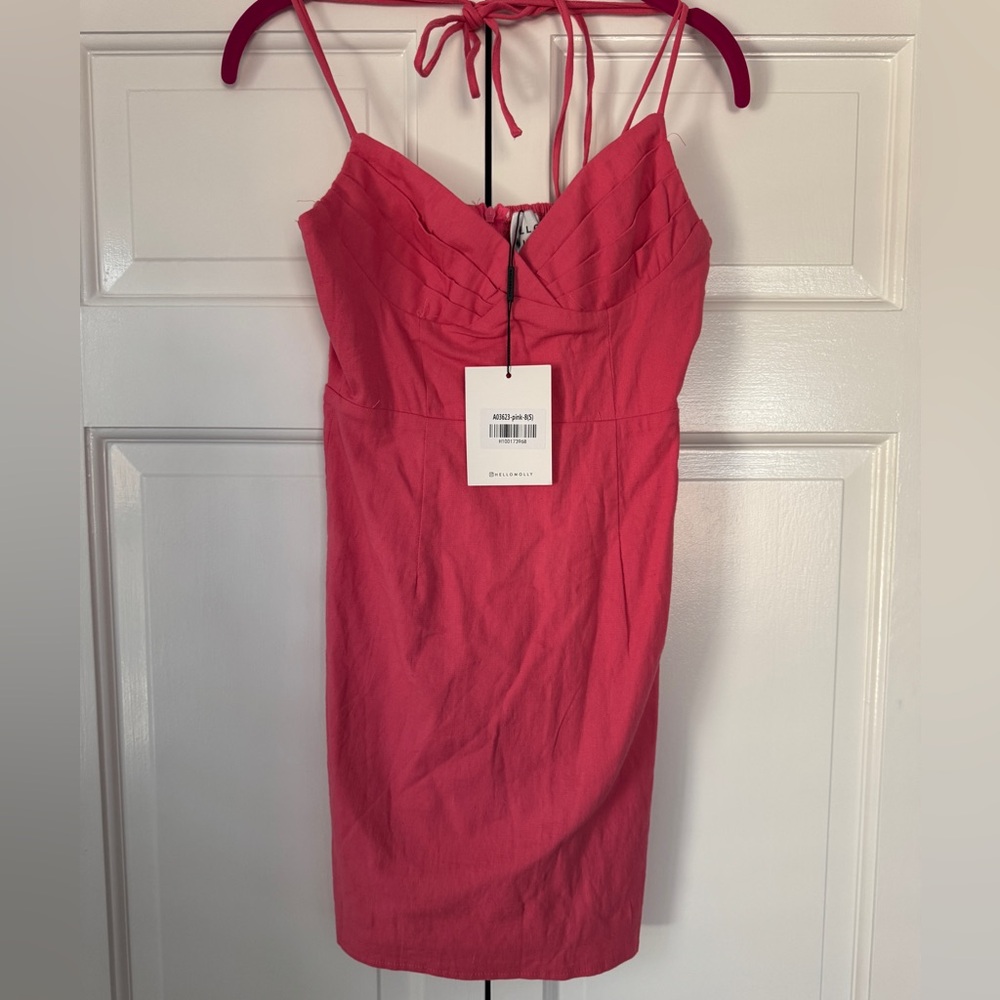 Hello Molly NWT Pink Strappy Dress size small